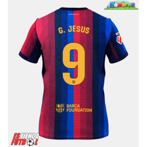 Barcelona Gabriel Jesus #9 Primera Equipación 2026-27 Manga Corta